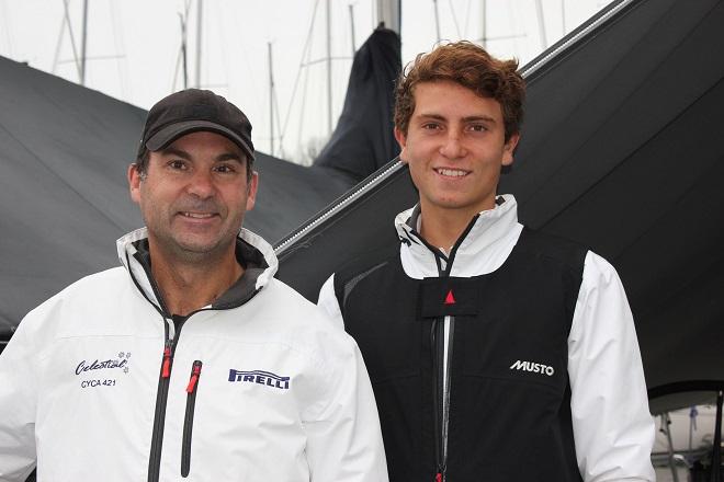 Sam and Will Haynes at the CYCA prior to the start of the race - Land Rover Sydney Gold Coast Yacht Race 2014  © CYCA Staff .